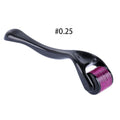 purple-0.25 Color Derma Roller Microneedling Head 540 Pins – Skin Care Tool