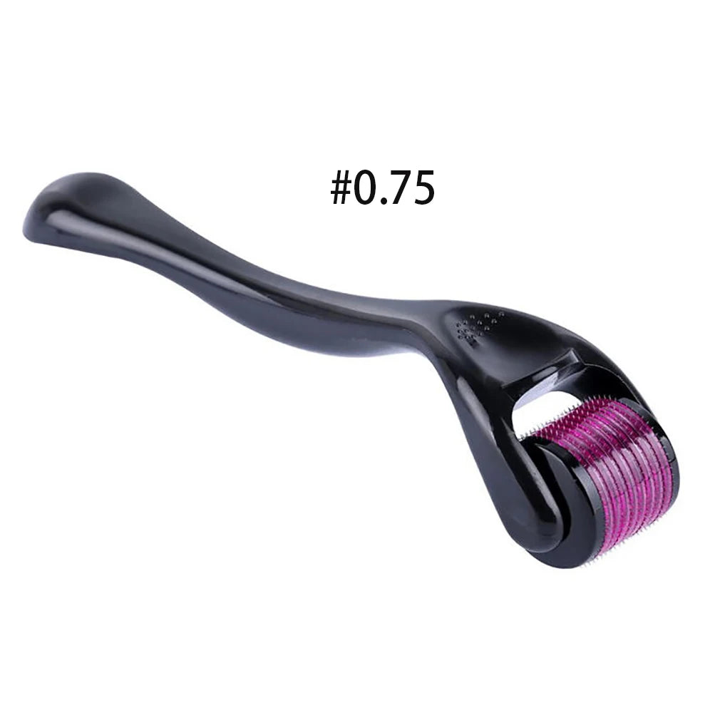 purple 0.75 Color Derma Roller Microneedling Head 540 Pins – Skin Care Tool