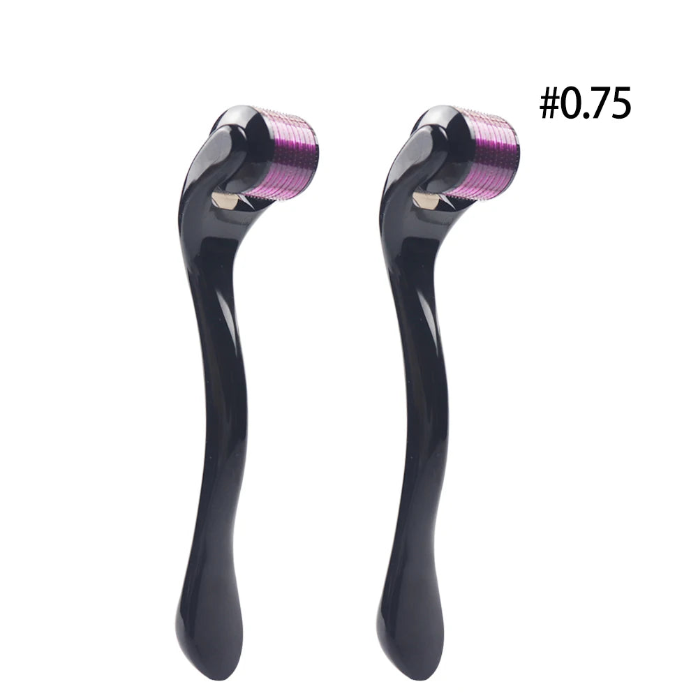 purple 0.75-2pcs Color Derma Roller Microneedling Head 540 Pins – Skin Care Tool
