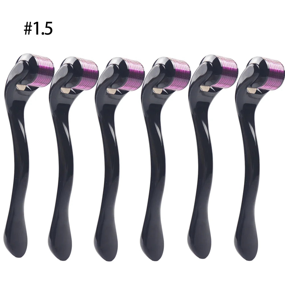 purple 1.5-6pcs Color Derma Roller Microneedling Head 540 Pins – Skin Care Tool