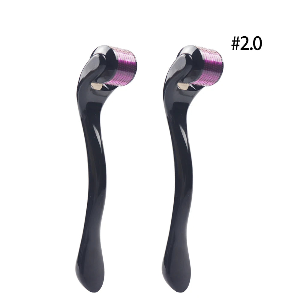 purple 2.0-2pcs Color Derma Roller Microneedling Head 540 Pins – Skin Care Tool