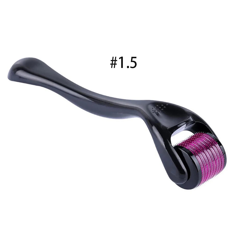 purple 1.5 Color Derma Roller Microneedling Head 540 Pins – Skin Care Tool